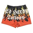 thumbnail image 2 of Ed Hardy Fire LKS Skull Men's Mesh Short - EHM8004-D (Black, L), 2 of 2