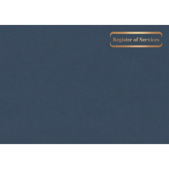 Service Register: Landscape, (Hardcover)