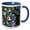 Blue/White, variant on 3drose, Usa, Washington State, Seabeck. Sea Shells and Beach Glass Close Up., 11oz Mug