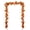 Brown, variant on Coolmade 2 Pack Fall Maple Leaf Garland - 6.5ft/Piece Artificial Foliage Garland Autumn Hanging Fall Leave Vines for Indoor Outdoor Wedding Thanksgiving Dinner Party Decor