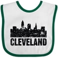 thumbnail image 3 of Inktastic Cleveland Skyline Grunge Boys or Girls Baby Bib, 3 of 4