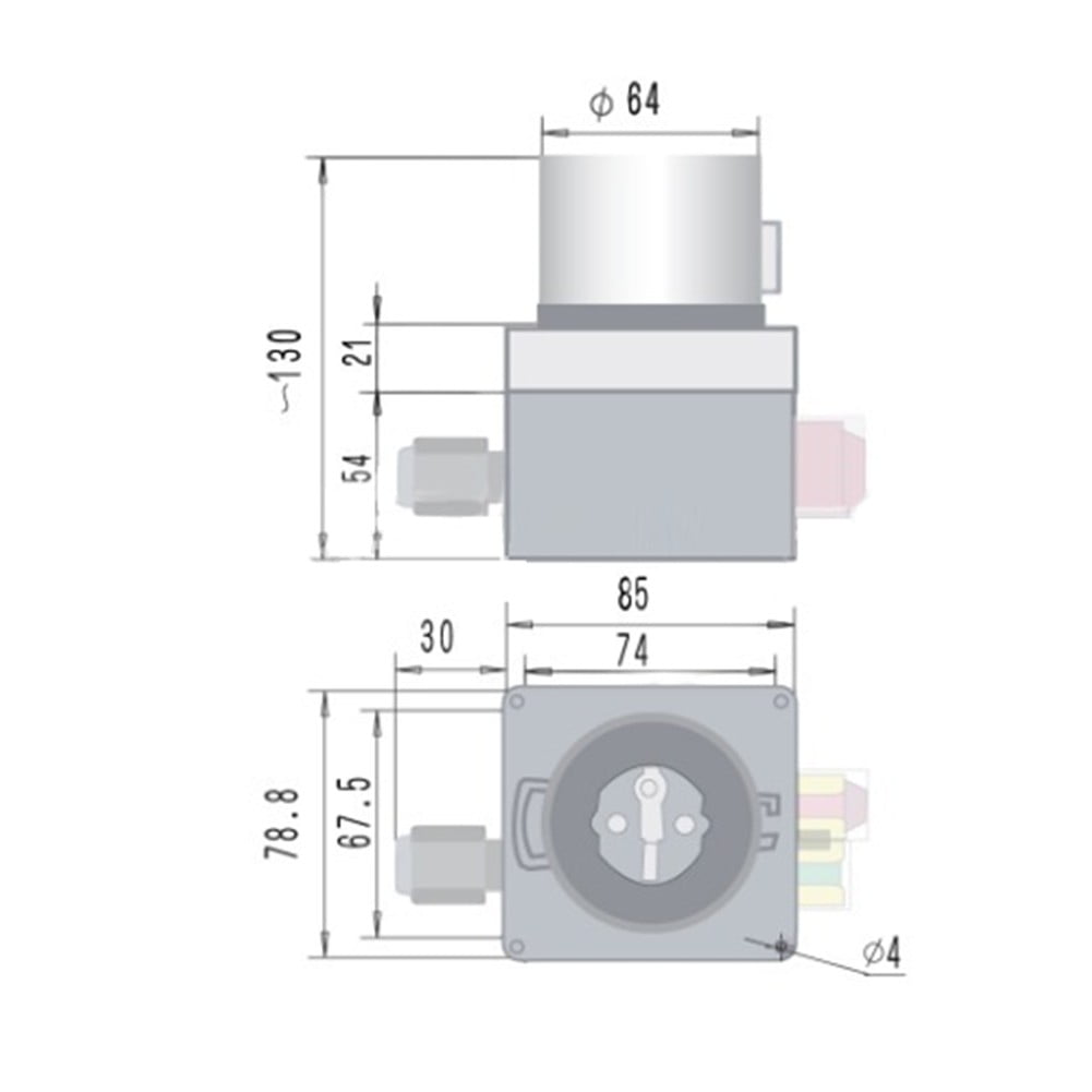 Lawn Mower Parts Log Splitter Switch Plug With Cee Plug 250V For Wood Splitter Hck3T 23221153 B3653