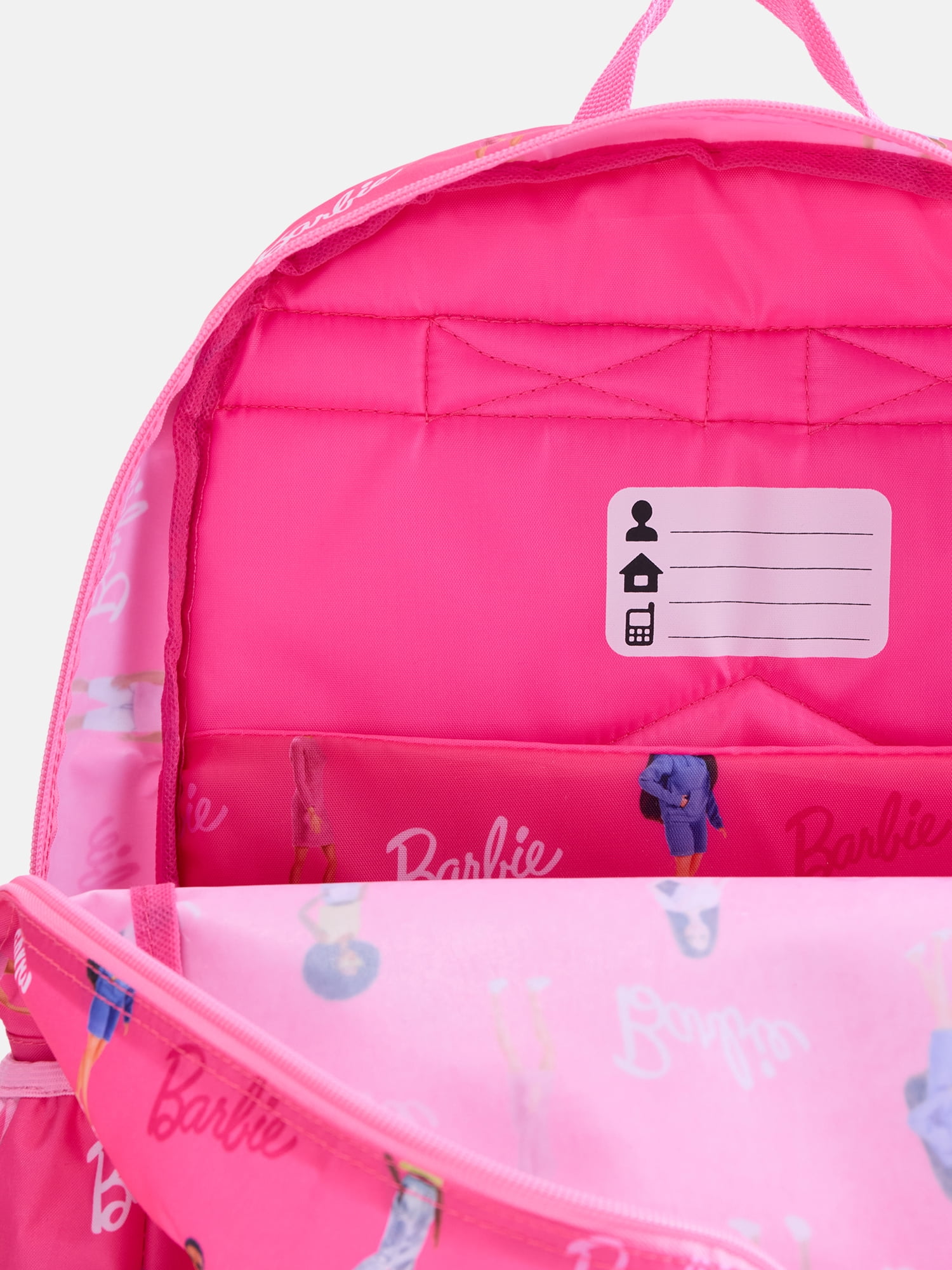 Barbie Kids' 17" Fun Day Print Laptop Backpack, Pink