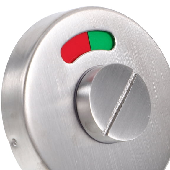 HEANUJJ Zinc Alloy Privacy Indicator Bathroom Lock with Green Red Occupied Vacant Sign