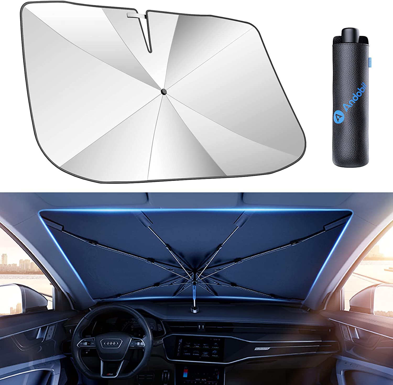Sunshade for Windscreen Dashboard Instruments Protection Reflective Car Camper 
