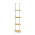 thumbnail image 4 of Furinno Turn-N-Tube Wood 5 Tier Corner Display Rack in Beech/Natural, 4 of 7