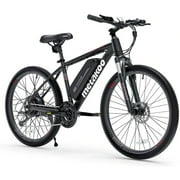 METAKOO Cybertrack 100, vélo de montagne électrique 27,2 pouces/21 vitesses/moteur puissant 350 W/cadre 16,7 pouces