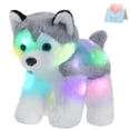 thumbnail image 1 of Peluche BSTAOFY Husky Puppy de 30 cm con luz nocturna LED, 1 of 7