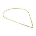 thumbnail image 2 of Cadena Gargantilla CLIP Casa del Anillo Oro SÓLIDO 10K amarillo 45 cm 2.5 por 6 mm, 2 of 5