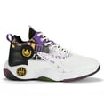 thumbnail image 3 of Ritualay Men Basketball High-Top Sneakers Basketball Shoes Wide Width Sneakers Lace-Up Breathable Running Shoes Outdoor Gym Sport Shoes White Purple 8.5, 3 of 6