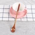 thumbnail image 6 of Premium Coffee Spoon, Handmade Wooden Mixing Spoons, Long Handle Stirring Spoons, Tableware Honey Spoon, Scoop Teaspoon for Tea and Espresso, 1 Pcs, 7.87x0.51", 6 of 8