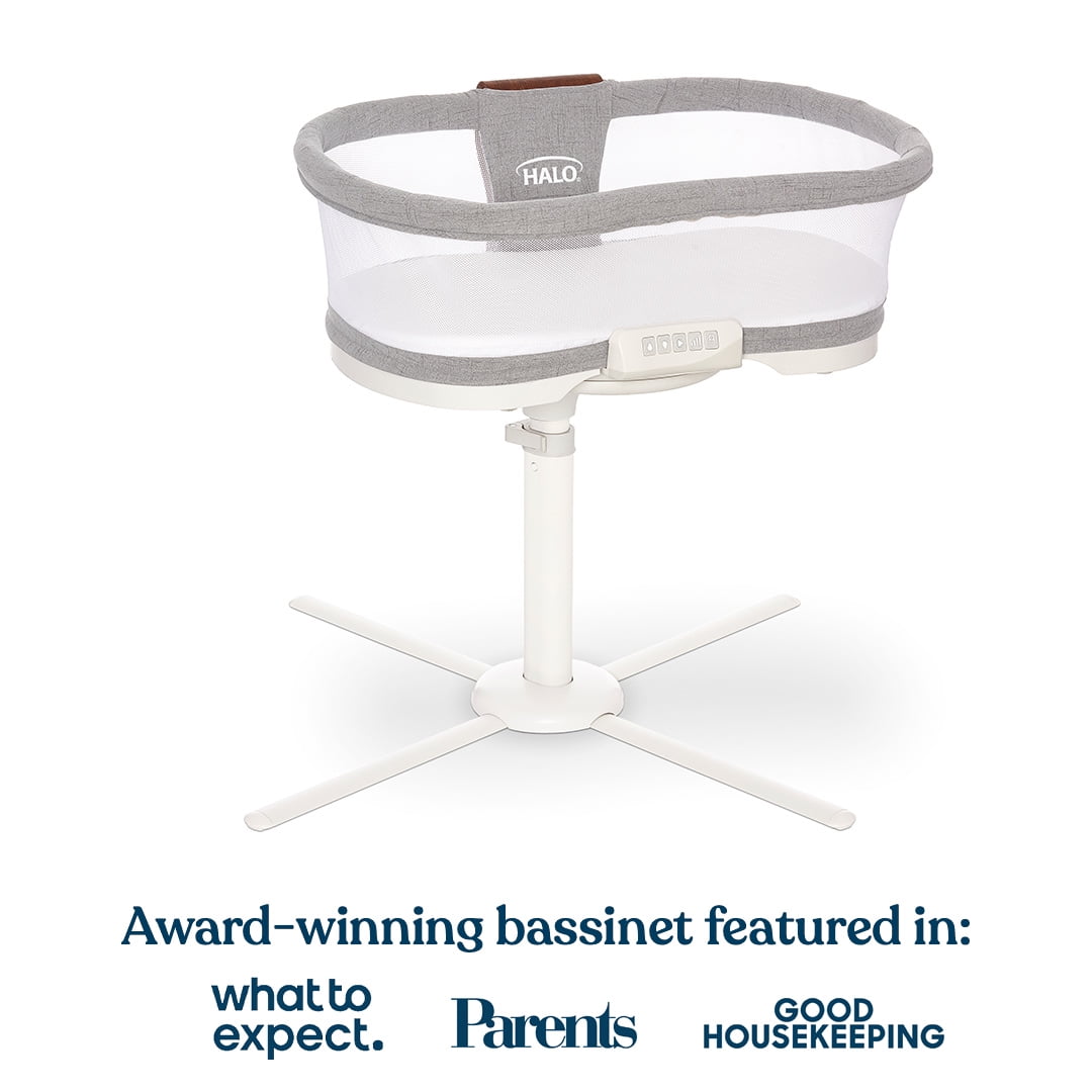 halo bassinest luxe dove gray