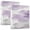 Purple Shading, variant on D-shaped Binder with 3 Ring - PVC Waterproof 1.5 in Binder with Clear Pocket, Happy Little Fox Pattern 4 ,1 pack