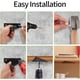 thumbnail image 4 of 4 Pcs Floating Shelf Brackets, Heavy Duty Hidden Floating Shelves Brackets, 4 x 3 Inches T, 4 of 5