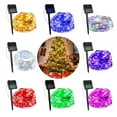 thumbnail image 2 of 5/10/20/30M LED Outdoor Solar Lamp String Lights  Fairy Holiday Wedding Party Garland Solar Garden Waterproof for Home Led Decor (color,20M 200LED), 2 of 7