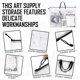 thumbnail image 5 of Paquete de 3 Bolsas Grandes para Guardar Carteles, Soporte para Tablón de Anuncios, Carpeta de PVC para Arte con Bolsillo, Organizador de Portafolios de Arte Transparente, 5 of 5