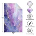thumbnail image 2 of Multi-Purpose Kitchen Towels 28x18 Inch Dishcloths with Hanging Loop Decorative and Practical Towels for Kitchen, Dining Pink and Blue Marble Texture, 2 of 5