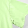 thumbnail image 6 of Amidoa Girls Short Sleeve Crewneck Graphic Summer T Shirts Cotton Casual Kids Tops Green Size 4T, 6 of 6