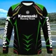 thumbnail image 3 of Camiseta de manga larga para hombre del equipo de carreras de motos Kawasaki, camiseta de primavera y otoño para mujer, camiseta deportiva informal 24/25, 3 of 4