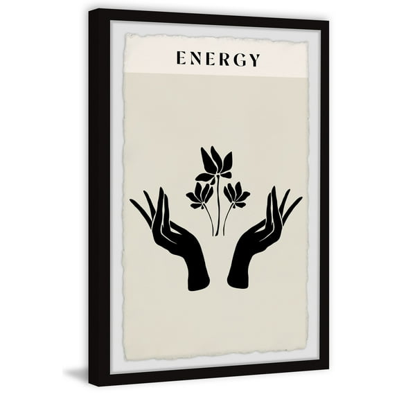 Marmont Hill Everything Is Energy Framed Painting Print