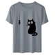 thumbnail image 4 of Camiseta de manga corta con estampado de animales y cuello redondo suelto a la moda de verano para mujer Pompotops hfajkhk134448, 4 of 6