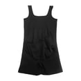 thumbnail image 5 of YUEHUA Women's Maternity One Piece Seamless Bodysuit Pregnancy Shapewear Double Lined Sleeveless Tank Top Shorts Romper Jumpsuit, 5 of 6