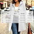 thumbnail image 3 of MOONDU Women's Faux Suede Coat Pea Coat Hooded Button Down Mid-Length Drawstring Long Sleeve with Pockets Casual Fall Winter Daily Wear Top 8 Colors, 3 of 8