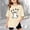 Beige, variant on Stylish Graphic Print Tees For Girls Comfortable Casual Loose Fit Crewneck Short Sleeve Youth And Toddler Blended Tops T-Shirts Kids Short Sleeve Crewneck Solid Basic Tees Casual Tops
