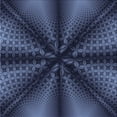 thumbnail image 1 of Ahgly Company Machine Washable Indoor Square Transitional Night Blue Area Rugs, 4' Square, 1 of 7