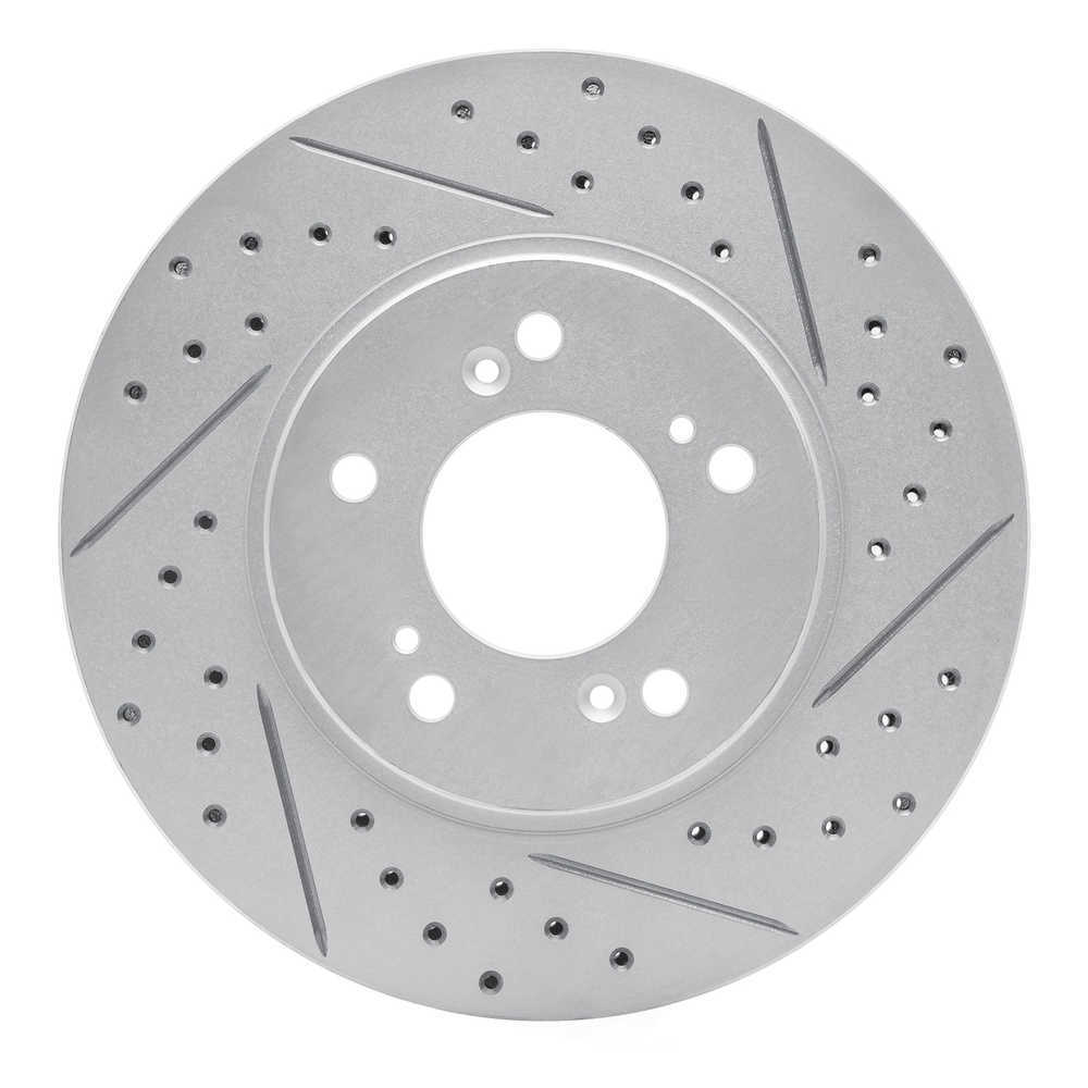 Dynamic Friction Company 830-58004R DFC Geoperformance Rotor - Drilled and Slotted