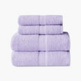 thumbnail image 1 of Mainstays Basics 4pk Towel Set, 2 Bath Towels, 2 Hand Towels, Purple, 1 of 6