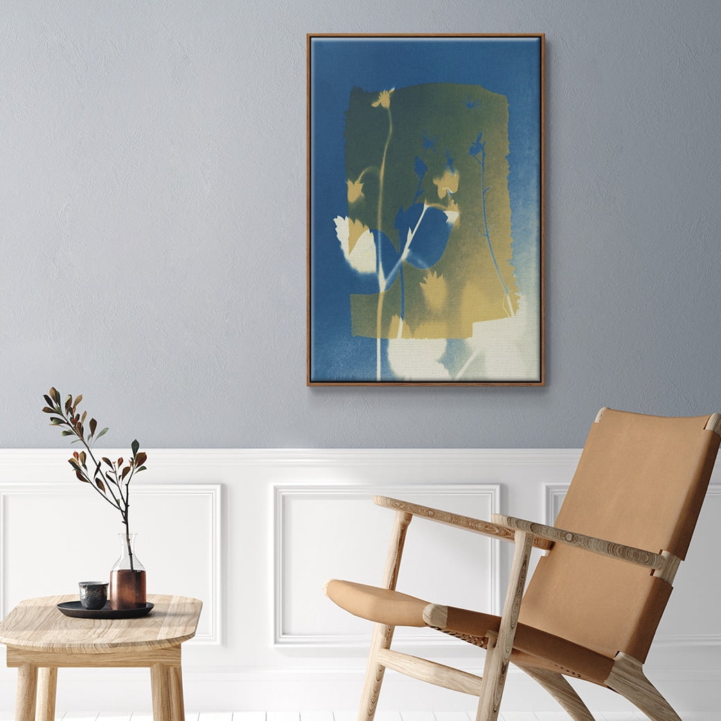 Perfectly Imperfect III Framed Premium Gallery Wrapped Canvas - Ready to Hang - 25 x 37 - Walnut Floating Frame