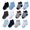 thumbnail image 5 of Baywell 6 Pair Baby Cotton Socks Toddler Kids Non Slip Grip Ankle Socks with Non Skid Soles for Infants Toddlers Kids Boys Girls 0-7Y, 5 of 5