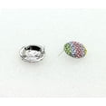 thumbnail image 3 of Faship Multicolors Rhinestone Crystal Easter Egg Earrings, 3 of 4