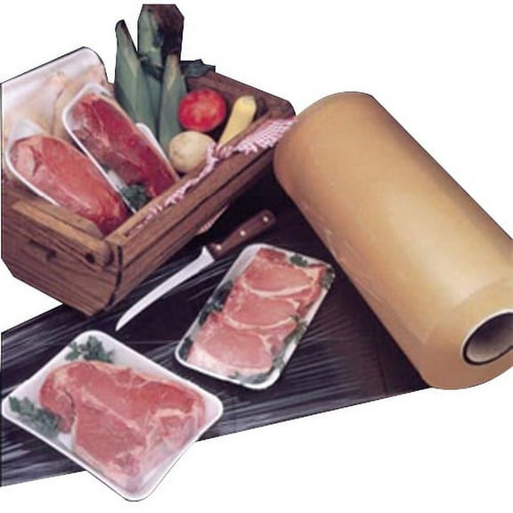 AEP Industries Inc Resinite MW-AH-17 Series Automatic Stretch Stretch Meat Film Clear, 4000' Length x 17" Width x 75 ga