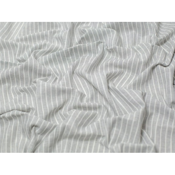 Minerva Yard Dyed Linen Cotton Fabric Grey - per yard