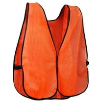 Condor Safety Vest,Orng,Univ,Polyster Mesh 2RE20