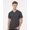Heather Charcoal, variant on Tultex - Unisex Poly-Rich V-Neck T-Shirt - 207