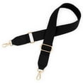 thumbnail image 2 of Gustave Purse Strap Replacement Crossbody Wide Shoulder Strap Adjustable Canvas Straps Handbag Strap Replacement Belts, Black, 2 of 9
