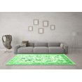 thumbnail image 3 of Ahgly Company Indoor Round Animal Emerald Green Traditional Area Rugs, 6' Round, 3 of 4