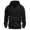 thumbnail image 6 of Falkdiz Hooded Sweatshirts for Boys Warm with Pockets Pullover Outdoor Winter Casual Long Sleeve Stylish Boys Shirts,Black,Size: 13, 6 of 8