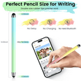 thumbnail image 4 of Antier Stylus Pens for Touch Screens, 10-Pack 2-in-1 Universal Touchscreen Stylus Pens for iPad, iPhone, Android, Samsung, Tablets, Laptops & More - Includes 20 Replacement Nibs, 4 of 9
