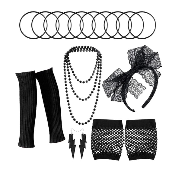 Conjunto de accesorios para disfraces Yuyangstore Pulsera de disfraces negro