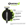 thumbnail image 3 of Rastrillo Schick Quattro Titanium 1 + 3 Piel Sensible, 3 of 5