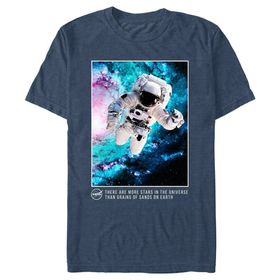 Men's NASA Astronaut Number of Sand Grains on Earth  Graphic T-Shirt