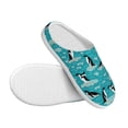 thumbnail image 3 of Xecao Penguins On The Ice In The Sea Print Cotton Slippers Fuzzy Warm Cozy Slippers Non Slip House Slippers For Indoor Outdoor Cotton Slippers House Slippers-13, 3 of 7