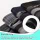 thumbnail image 3 of Gorros Qarigey holgados de lana transpirable Negro, 3 of 6