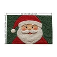 thumbnail image 3 of Area Rugs,Chirstmas Door Mat Merry Christmas Doormat Welcome Front Door Mat Xmas Rustic Non Doormat For Front Porch Entryway Indoor Outdoor Holiday Xmas Decor (60×90cm), 3 of 6