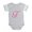 Heather Gray, variant on CafePress - T Pink Initial_Tr - Cute Infant Baby Football Bodysuit