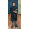 thumbnail image 3 of Munch, Edvard 13x24 Black Modern Framed Museum Art Print Titled - Self-Portrait with Brushes, 1904, 3 of 5